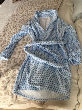 Roller Rabbit Lovely Stripe Hearts Max Robe